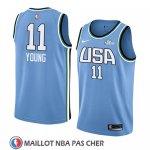 Maillot 2019 Rising Star Trae Young USA Bleu