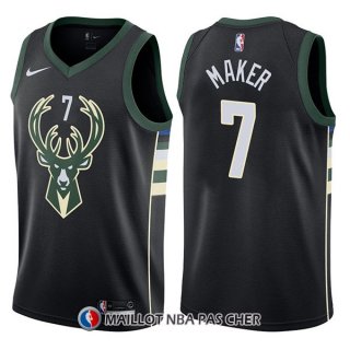 Maillot Milwaukee Bucks Thon Maker Statement 7 2017-18 Noir
