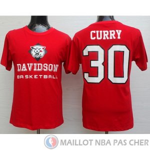 Maillot Manche Courte Mono Warriors Curry #30 Rouge
