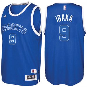 Maillot Retro 2016-17 Raptors Ibaka 9 Bleu