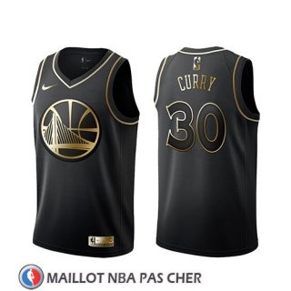 Maillot Golden Edition Golden State Warriors Stephen Curry Noir