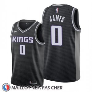 Maillot Sacramento Kings Justin James Statement 2019-20 Noir