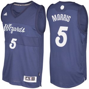 Maillot Navidad 2016 Markieff morris Wizards 5 Bleu