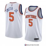 Maillot New York Knicks Dennis Smith Jr. Statement 2018 Blanc
