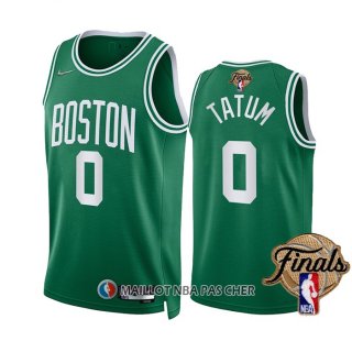 Maillot Boston Celtics Jayson Tatum NO 0 Icon 2022 NBA Finals Vert