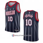 Maillot Houston Rockets Eric Gordon NO 10 Ville 2022-23 Noir