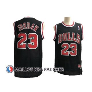 Maillot Chicago Bulls Michael Jordan Retro Noir2