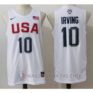 Maillot NBA Twelve USA Dream Team Irving 10# Blanc