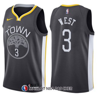 Maillot Golden State Warriors David West The Town Statement 3 2017-18 Noir