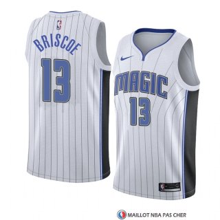Maillot Orlando Magic Isaiah Briscoe Association 2017-18 Blanc