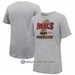 Maillot Manche Courte Denver Nuggets 2023 NBA Finals Ville Edition Gris