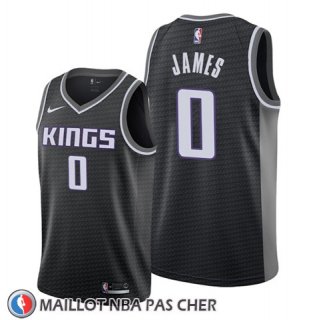 Maillot Sacramento Kings Justin James Statement 2019-20 Noir
