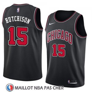 Maillot Chicago Bulls Chandler Hutchison Statement 2018 Noir