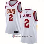 Maillot Cleveland Cavaliers Kyrie Irving NO 2 Association 2017-18 Blanc