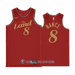 Maillot Cleveland Cavaliers Pete Nance NO 8 Ville 2023-24 Rouge