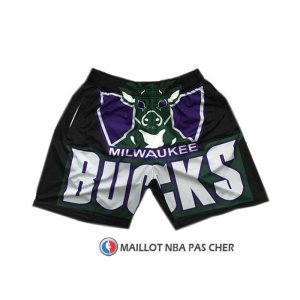 Short Milwaukee Bucks Mitchell & Ness Big Face Vert