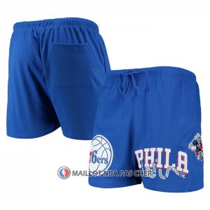 Short Philadelphia 76ers Pro Standard Mesh Capsule Bleu