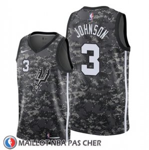 Maillot San Antonio Spurs Keldon Johnson Ville 2019-20 Camuflaje