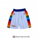 Short Denver Nuggets Retro Blanc