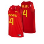 Maillot Espana 2016 Gasol 4 Rouge