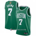 Maillot Enfant Boston Celtics Jaylen Brown NO 7 Icon 2024 Vert