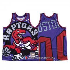 Maillot Tornto Raptors Personnalise Mitchell & Ness Big Face Volet