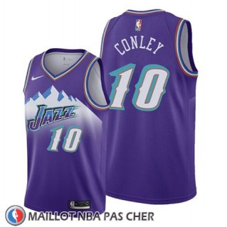 Maillot Utah Jazz Mike Conley Jr. Hardwood Classics 2019-20 Volet