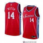 Maillot Philadelphia 76ers Shake Milton Statement 2017-18 Rouge