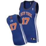 Maillot Femme de Lin New York Knicks #17 Bleu