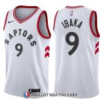 Maillot Tornto Raptors Serge Ibaka Association 9 2017-18 Blanc