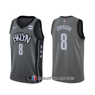 Maillot Brooklyn Nets Tyler Johnson Statement 2020 Gris