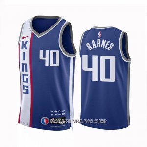 Maillot Sacramento Kings Harrison Barnes NO 40 Ville 2023-24 Bleu