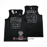 Maillot Chicago Bulls Michael Jordan NO 23 MVP Noir