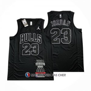 Maillot Chicago Bulls Michael Jordan NO 23 MVP Noir