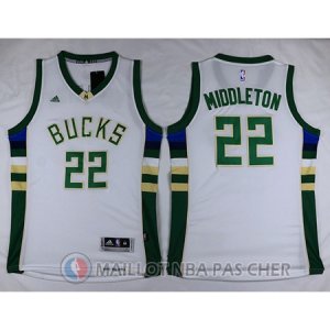 Maillot Blanc Middleton Milwaukee Bucks Revolution 30
