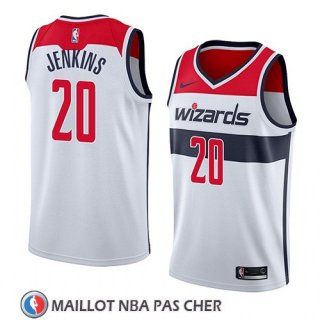 Maillot Washington Wizards John Jenkins Association 2018 Blanc