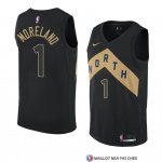Maillot Tornto Raptors Eric Moreland Ville 2018 Noir