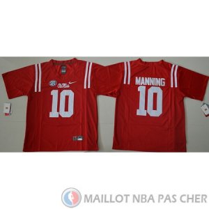 Maillot NCAA Eli Manning Rouge