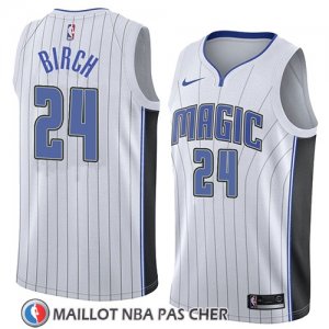 Maillot Orlando Magic Khem Birch No 24 Association 2018 Blanc