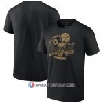 Maillot Manche Courte Boston Celtics 2024 NBA Finals Champions Defensive Rotation Trophy Noir