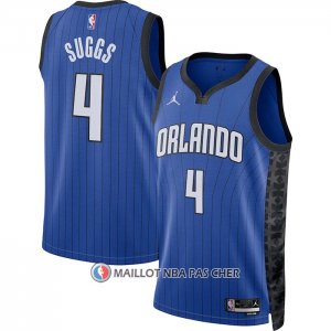 Maillot Orlando Magic Jalen Suggs NO 4 Statement 2022-23 Bleu