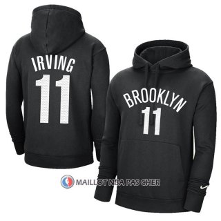 Veste a Capuche Brooklyn Nets Kyrie Irving Noir2