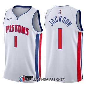Maillot Detroit Pistons Reggie Jackson Association 1 2017-18 Blanc