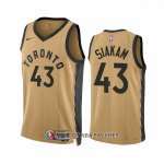 Maillot Toronto Raptors Pascal Siakam NO 43 Ville 2023-24 Or