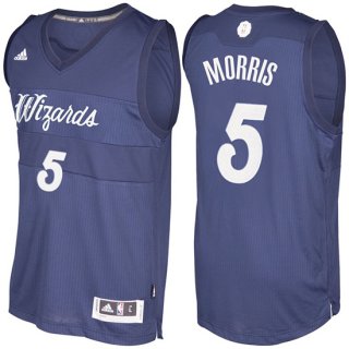 Maillot Navidad 2016 Markieff morris Wizards 5 Bleu
