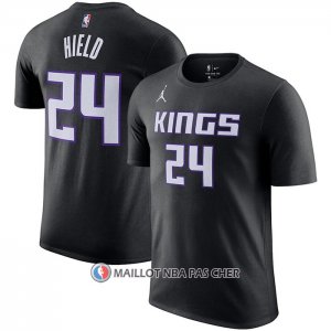 Maillot Manche Courte Sacramento Kings Buddy Hield Statement Noir