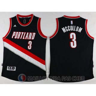 Maillot NBA Rivoluzione 30 Mccollum Portland Trail Blazers Noir