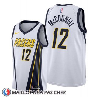 Maillot Indiana Pacers T.j. Mcconnell Earned Blanc