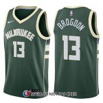 Maillot Milwaukee Bucks Malcolm Brogdon Swingman Icon 13 2017-18 Vert