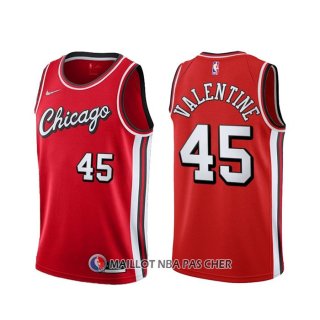Maillot Chicago Bulls Denzel Valentine NO 45 Ville 2021-22 Rouge